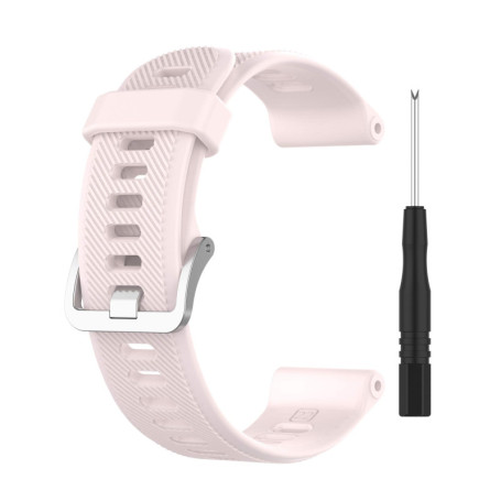 Bracelet Sport en Silicone Multicolore pour Garmin Forerunner 745 - Rose