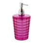 Distributeur de Savon Ronde en Plastique Fuchsia - Gedy