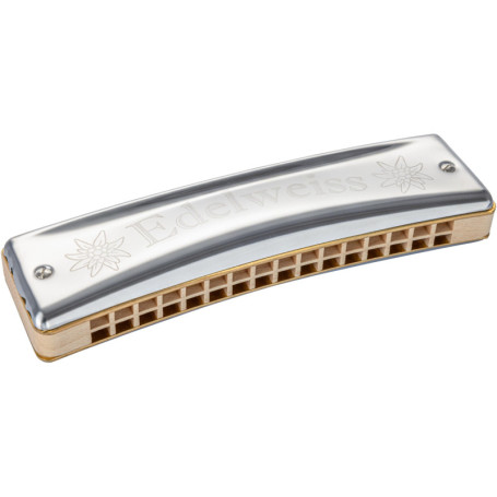 Harmonica Hohner Edelweiss 32 en Do Majeur - Sonorité Chaleureuse