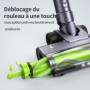 Aspirateur Balai Sans Fil Kalado KCV600 - Puissance 480W, Autonomie 50 Min, Anti-nœuds