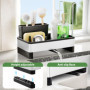 Organisateur de Cuisine Alyvisun avec Rangement Éponge et Bac de Vidange