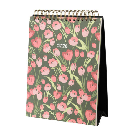 Calendrier de Bureau 2026 Kokonote Daisy Cottage - Élégance et Organisation Mensuelle