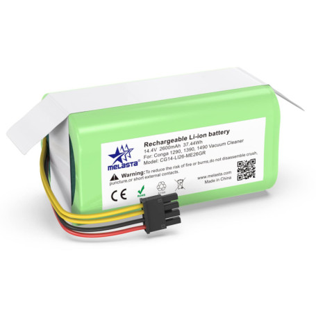 Batterie Li-ion 14,4V 2600mAh pour Robots Aspirateurs Conga