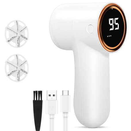 Rasoir Électrique Anti-Bouloches Cozary - Rechargeable Type-C avec Conteneur Amovible