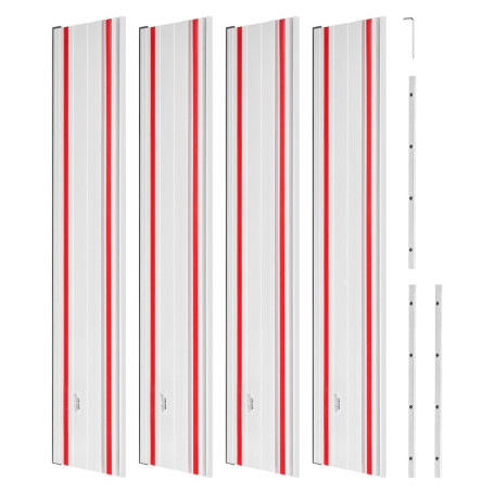 Kit de Rails de Guidage VEVOR pour Scie Plongeante - 4 Rails de 700 mm