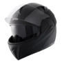 Casque de Moto VEVOR Noir avec Lentille Pare-Soleil Interchangeable