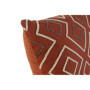 Taie d'oreiller en coton géométrique terracotta 60x40 cm