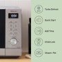 Four à Micro-Ondes Combiné Panasonic NN-GD39QSEPG 29L avec Gril et Plat à Vapeur
