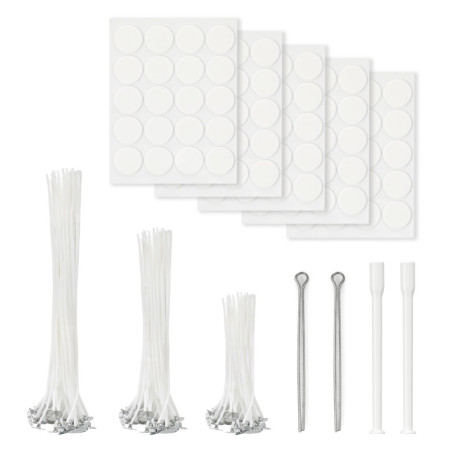 Lot de 100 Mèches de Bougie Nordstern pour DIY - Idéal pour Créations Artisanales