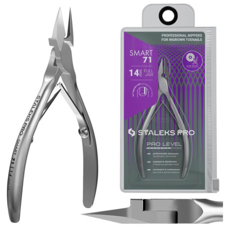 Pince à Ongles Incarnés Professionnelle STALEKS PRO - Lame de 14 mm