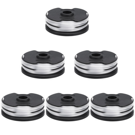 Yweller Lot de 6 Bobines de Fil de Rechange pour Coupe-Bordure Parkside