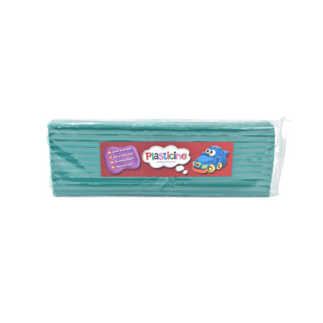 Pâte à modeler Plasticine Dalle One Colour 400g - Bleu Sarcelle