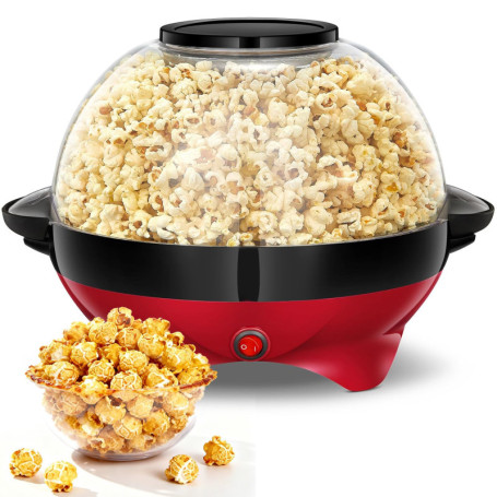 Cozary Machine à Pop Corn 5L - Silencieuse et Rapide pour Maison