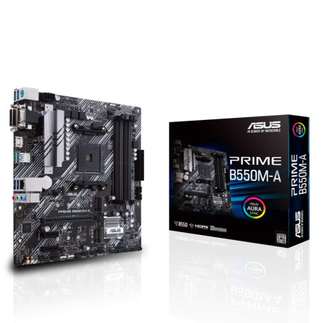 Carte mère ASUS Prime B550M-A AM4 Micro ATX avec RGB
