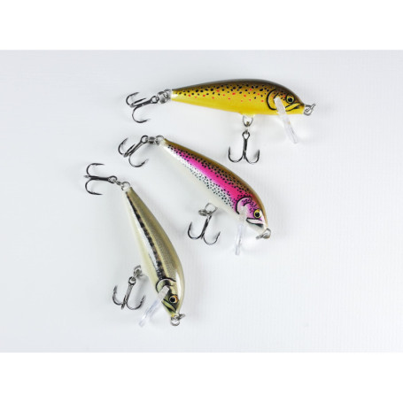 Kit de 3 Leurres Truite CD05 Artistic - Rapala - Pêche d'Eau Douce