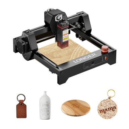 Graveur Laser Mini LONGER RAY5 - 3,5 W, WiFi, Idéal Bois et Métal