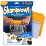 ShamWow Original - Serviettes Super Absorbantes Lavables en Machine 4 Pack