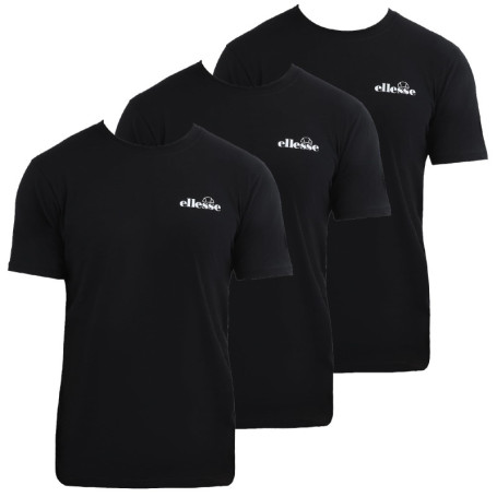 Lot de 3 T-Shirts Ellesse Azzini pour Homme - Noir