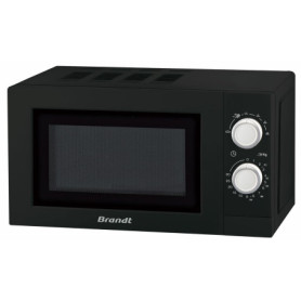 Micro-ondes Solo BRANDT 20L Mécanique Noir - 800W avec Minuterie