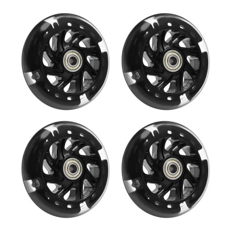 Roues Lumineuses EMSea pour Scooter - 4pcs 100mm Multicolores