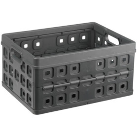 Panier de Rangement Pliable Sunware 32L - Anthracite