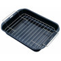 Plat à Four Profond Saphir avec Grille - 38 x 28 cm