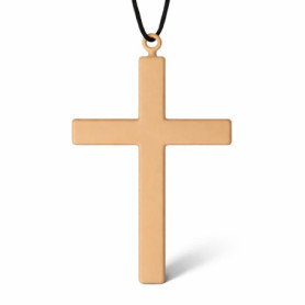Collier Croix XXL avec Pendentif pour Déguisement et Carnaval