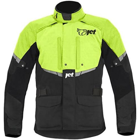 Veste Moto Imperméable Jet pour Homme avec Armure Textile