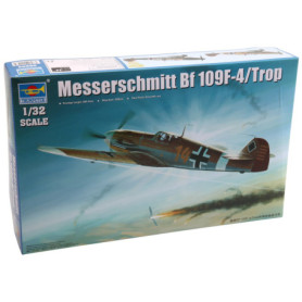 Maquette d'Avion Messerschmitt Bf 109F-4/Trop au 1/32 - Trumpeter