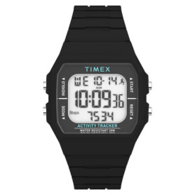 Montre Timex Ironman Classic C30 Unisexe 40mm en Silicone Noir