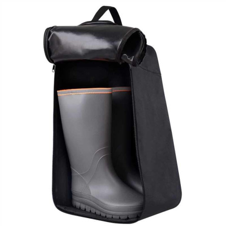 Sac à Bottes de Pluie CampTeck en Caoutchouc Imperméable - Noir