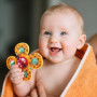 Lot de 3 Jouets Tournants à Ventouse pour Bébé - Stimulez la Coordination