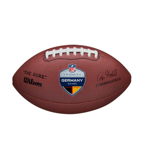 Ballon de Football Américain Wilson NFL Germany Games Duke - Réplique Officielle