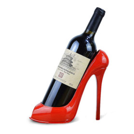 Support de Bouteille de Vin Talon Haut Fantasee - Décoration Élégante pour Mariage