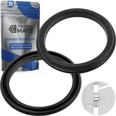 Kit de Joints de Robinetterie 2 pcs pour BLANCO ALTA et TALOS