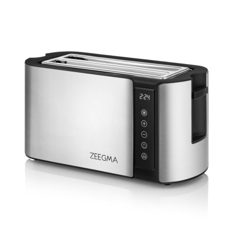 Grille-pain Zeegma Tostee Chef à 4 Tranches en Acier Inoxydable - 1500W
