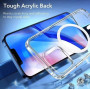 HQ-CLOUD® Coque Magnétique pour iPhone 12/12 Pro, Compatible avec MagSafe, Dos Anti Rayures, Transparent