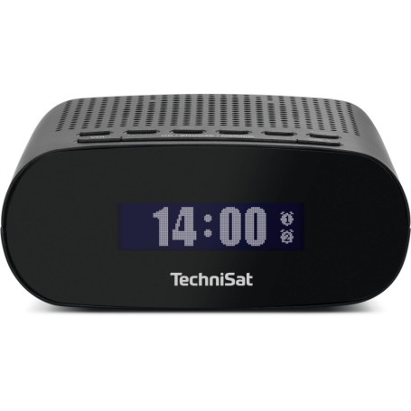 TechniSat TECHNIRADIO 50 - Radio Réveil DAB+/FM Compact avec Grand Écran LCD