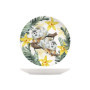 Set de 6 Assiettes Plates Exotiques en Porcelaine H&H - 26 cm
