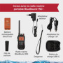 Cobra BlueBound 350 Radio VHF Marine Portable Flottante - 6W, Écran LCD Jour/Nuit, IPX7