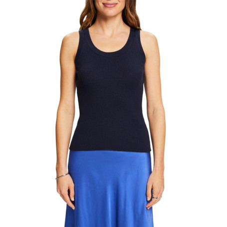 Pull Femme Col Rond ESPRIT en Turquoise Léger