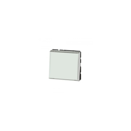 Poussoir Inverseur Legrand Mosaic Easy-led 2 Modules Blanc Antimicrobien
