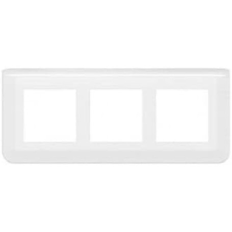 Plaque de finition Mosaic Legrand pour rénovation 3x2 modules - Blanc