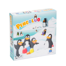 Pengoloo - Jeu de Mémoire en Plastique avec Pingouins pour Enfants