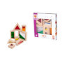 Eichhorn Lot de 8 Blocs de Construction en Bois avec Fenêtres Sensorielles