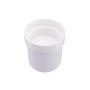 Coffre-Fort Secret Pot de Fleurs Relaxdays - Cachette pour Argent et Bijoux, Blanc