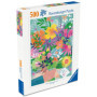 Ravensburger Puzzle 500 pièces - Saint-Valentin en Fleurs pour Adultes et Enfants