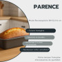 Moule Rectangulaire Antiadhésif PARENCE 28x15,5 cm - Idéal pour Gâteaux et Lasagnes
