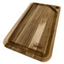 Planche à Découper en Bois de Teck avec Rigole à Jus - Tramontina 40x24 cm
