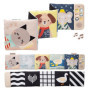 Livre Musical Apaisant pour Bébé - TAF TOYS en Tissu Double Face